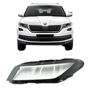 Left (Passenger Side) Headlight Lens for Skoda Kodiaq (2017-2020)-5