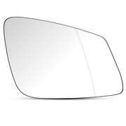 Right Side (Driver Side) Rear View Mirror Glass for BMW 5 Series F10 Sedan (2009-2016) with Plastic Frame (Double Curvature)-3