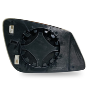 Left Side (Passenger Side) Rear View Mirror Glass for BMW 5 Series F10 Sedan (2009-2016) with Plastic Frame (Double Curvature)-3