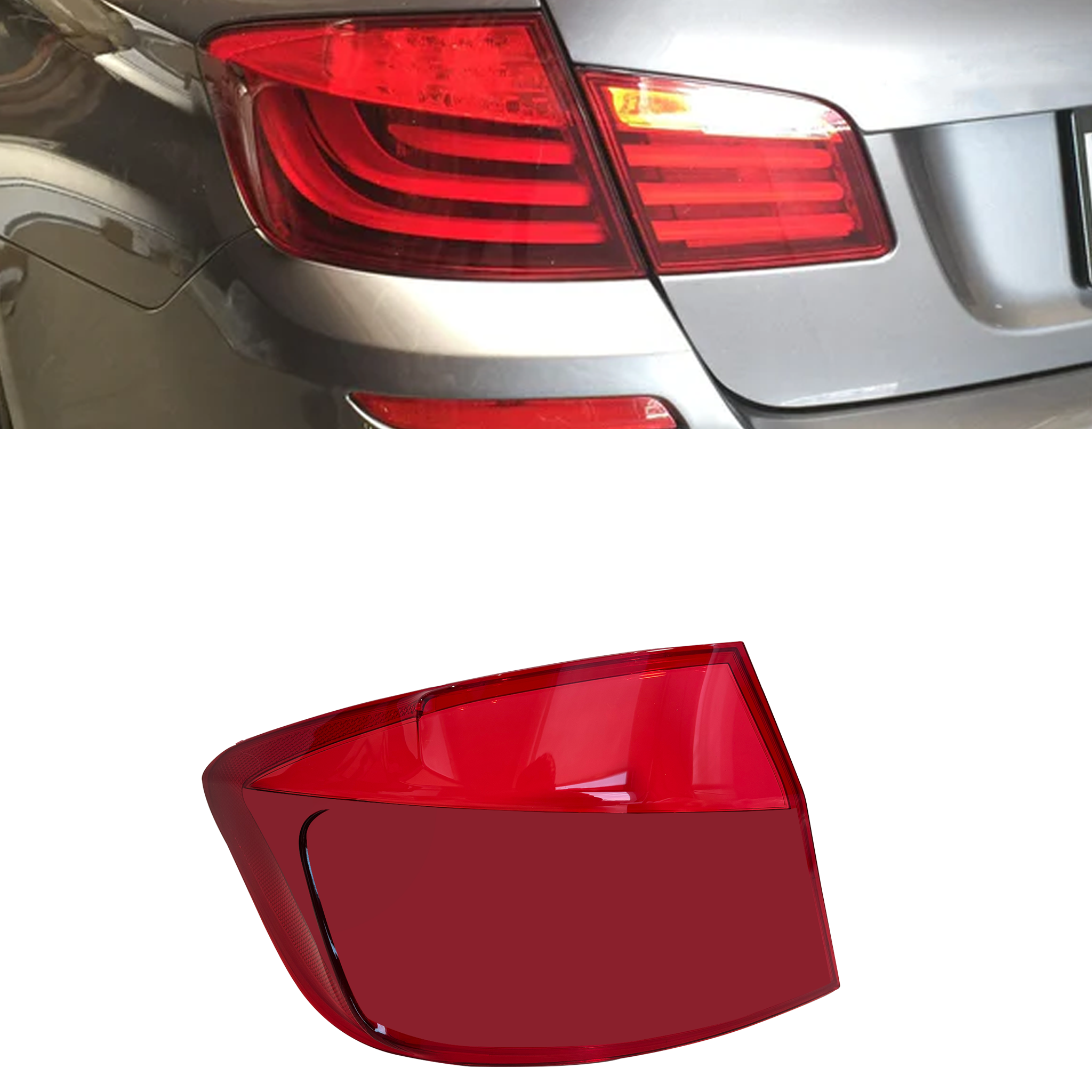 Left Side Outer Tail Lamp Cover for BMW 5 Series F10 (2011-2013)-4