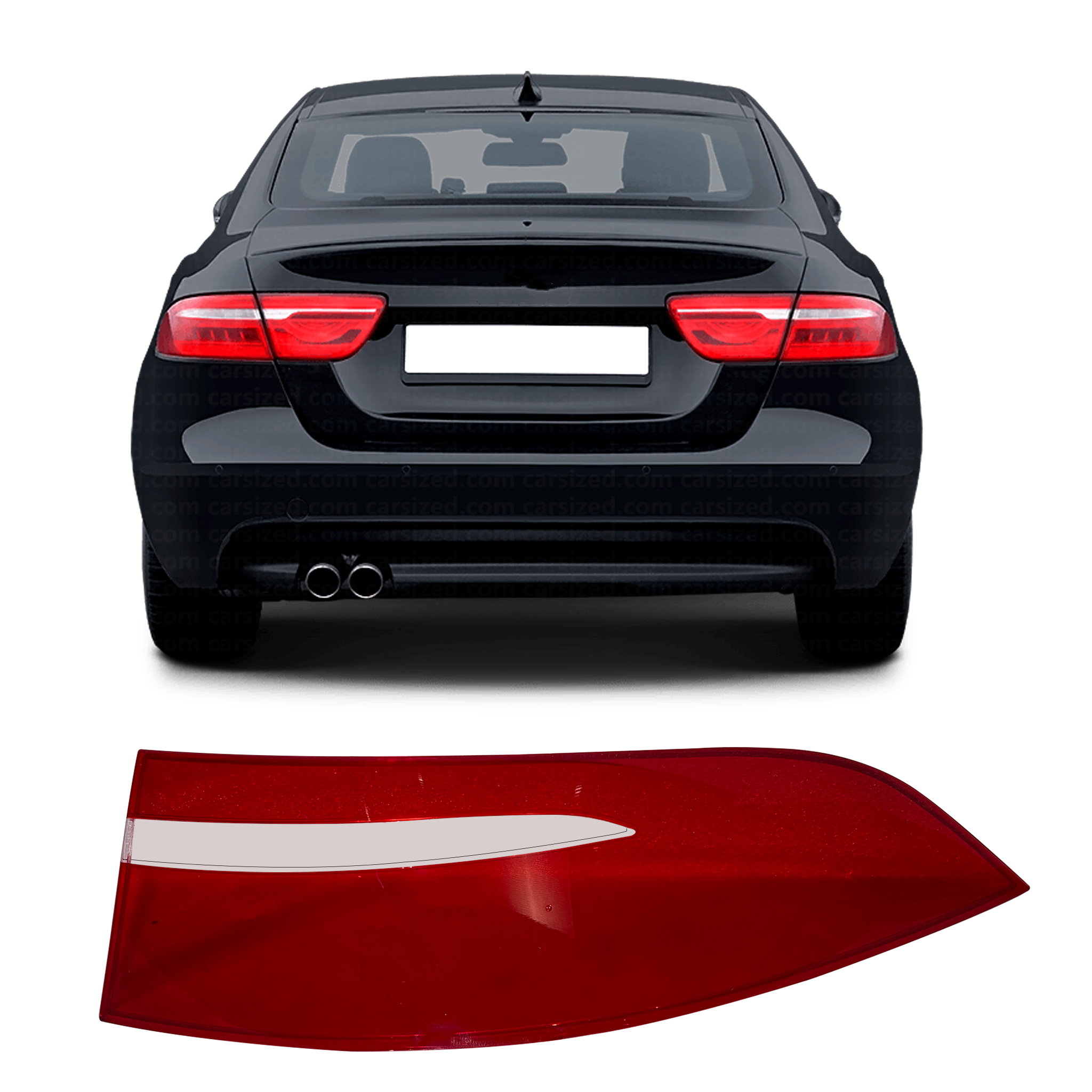 Right Side Outer Tail Lamp Cover for Jaguar XE (2016-2019)-3