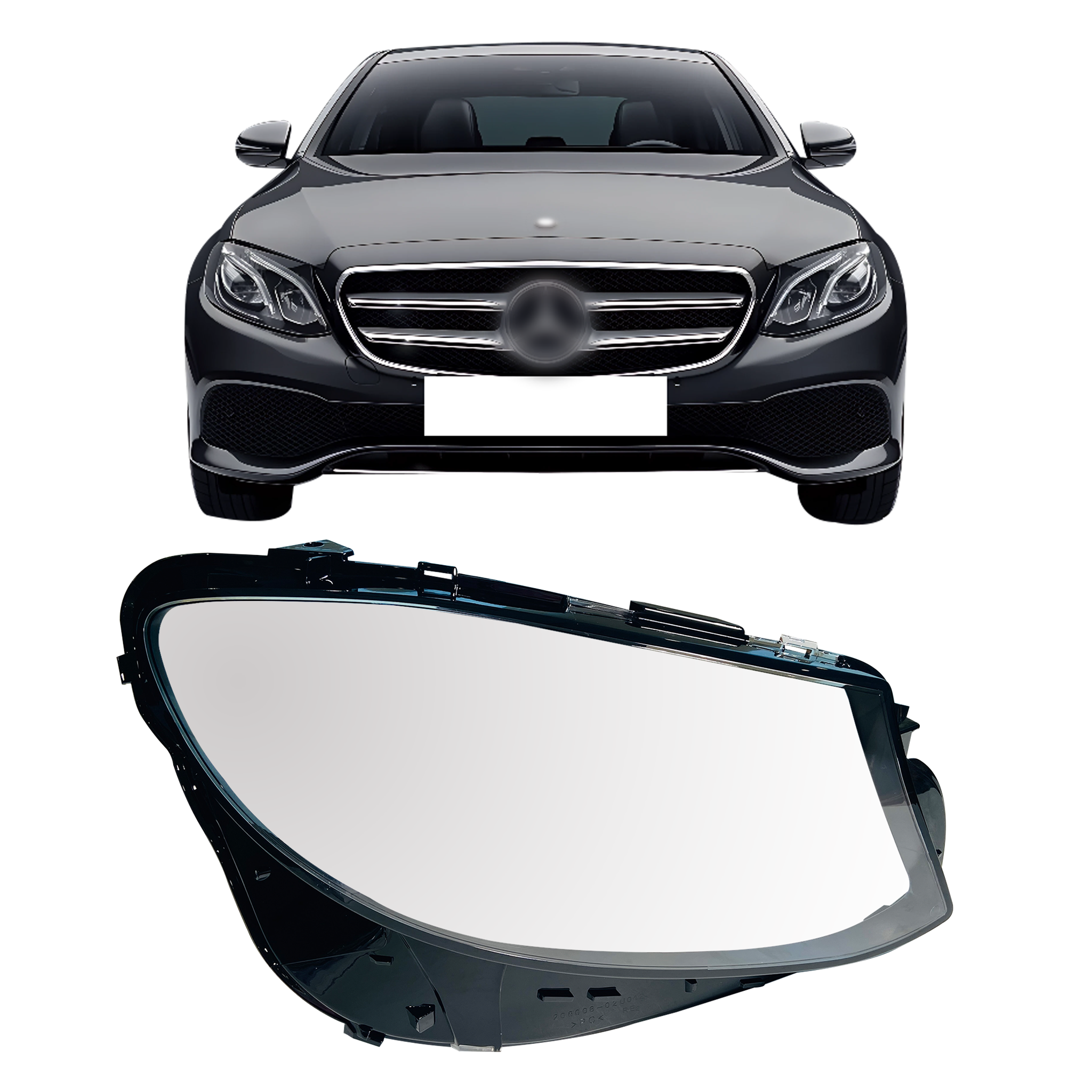Right (Driver Side) Headlight Lens for Mercedes Benz E Class W213 (2016-2019)-5