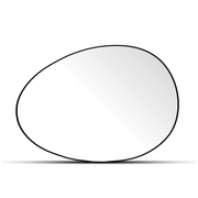 Left Side (Passenger Side) Rear View Mirror Glass for MINI Countryman R60 Crossover SUV (2010-2016) with Plastic Frame-3