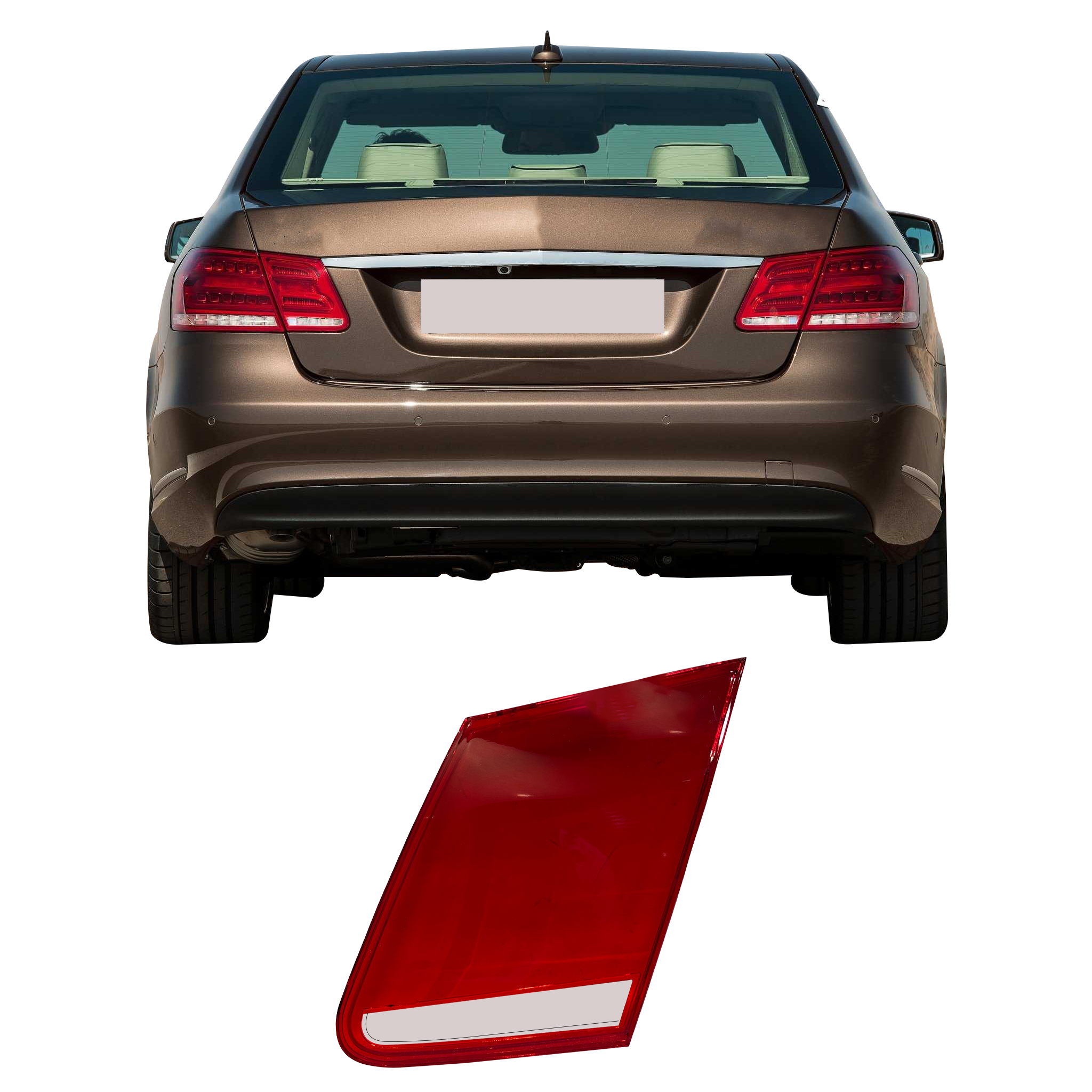 Inner Right Side Tail Lamp Cover for Mercedes Benz E-Class W212 (2014-2016)-3