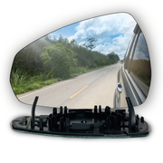 Left Side (Passenger Side) Rear View Mirror Glass for Audi A3 8V Sedan (2012-2016) with Plastic Frame-3