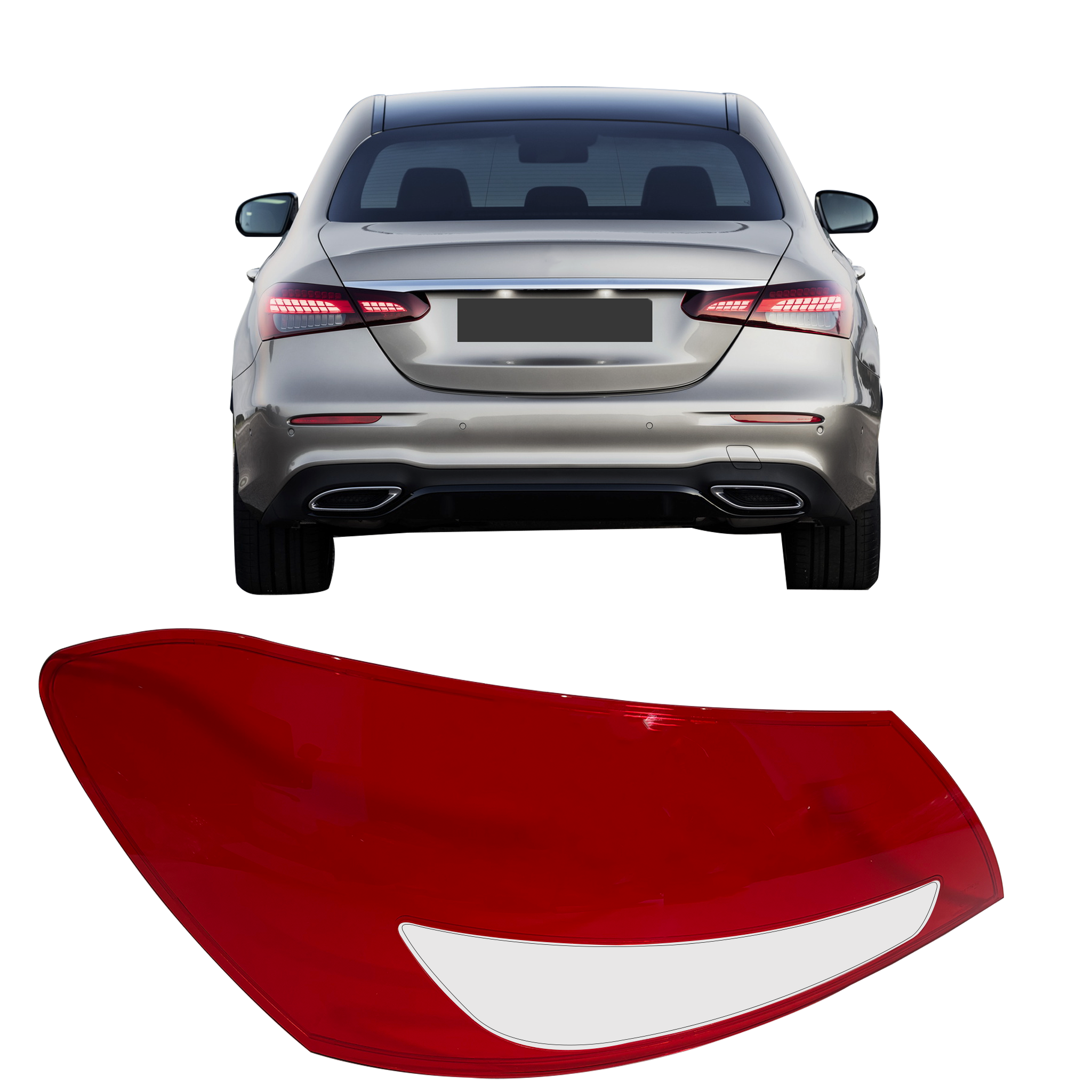 Left Side Outer Tail Lamp Cover for Mercedes Benz E-Class W213 (2020-2021)-3
