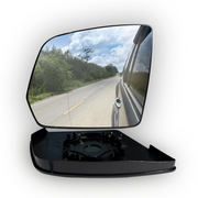 Left Side (Passenger Side) Rear View Mirror Glass for Mercedes Benz GLK X204 SUV (2008-2012) (Double Curvature)-7