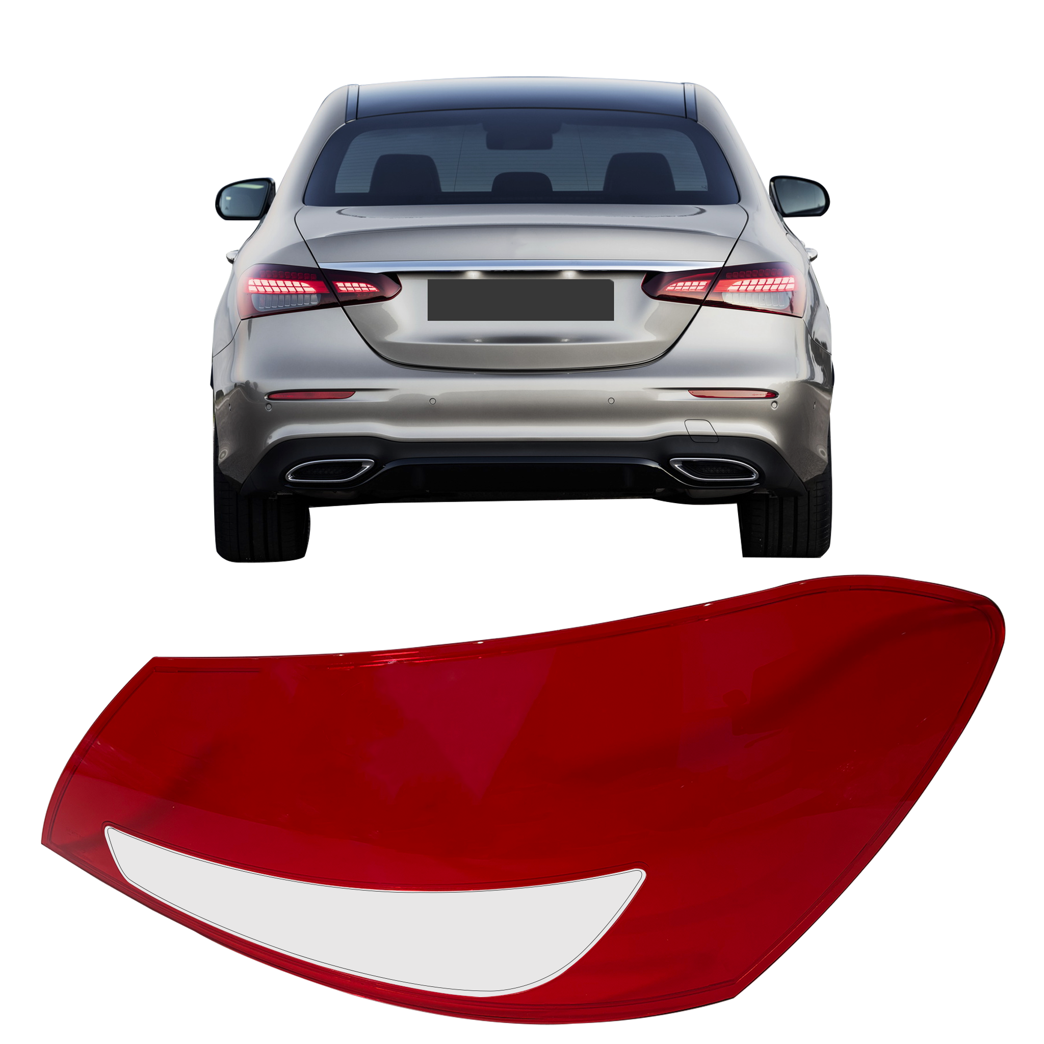 Right Side Outer Tail Lamp Cover for Mercedes Benz E-Class W213 (2020-2021)-4