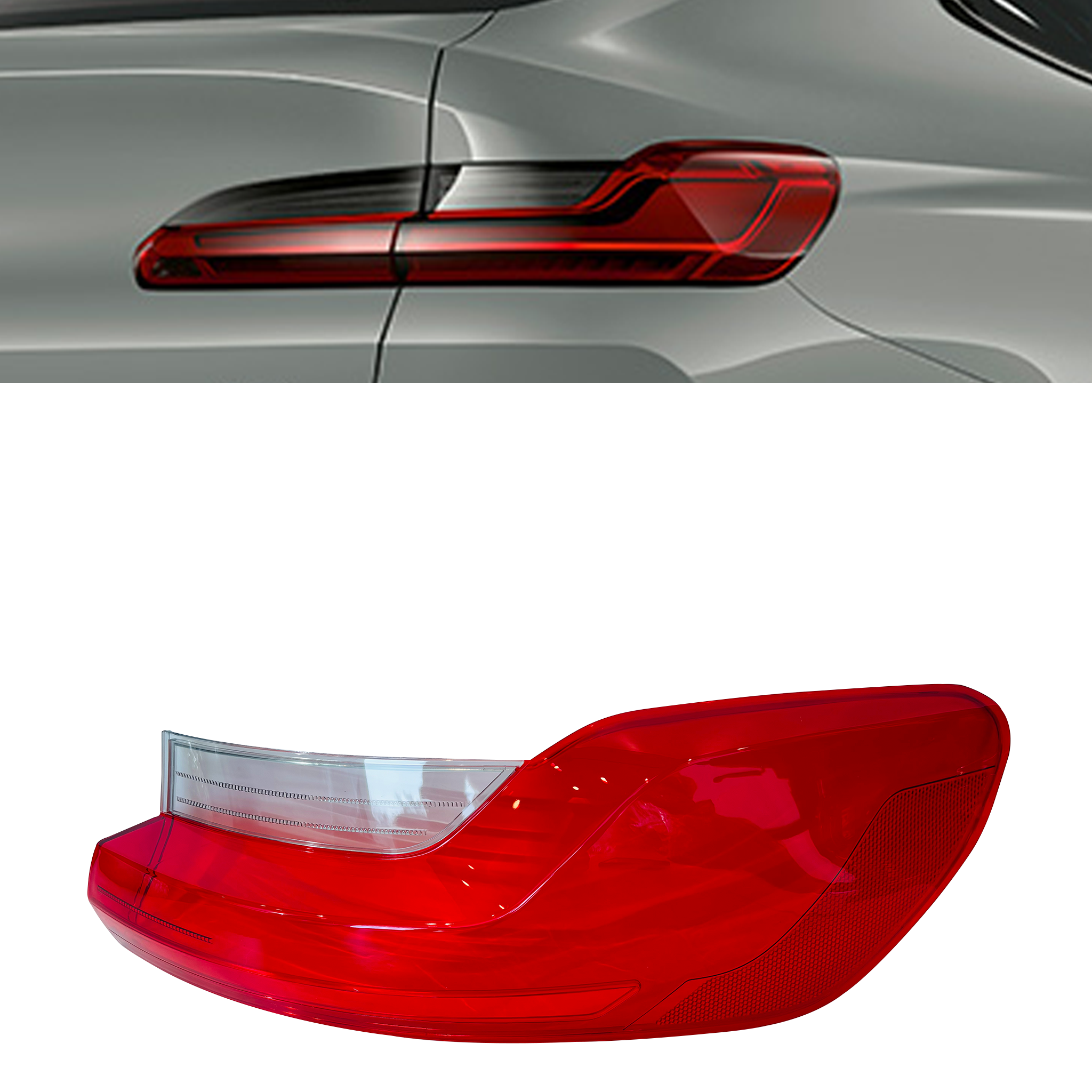 Right Side Outer Tail Lamp Cover for BMW X4 G02 (2018-2024)-3