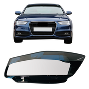 Left (Passenger Side) Headlight Lens for Audi A4 B8 (2012-2015)-6