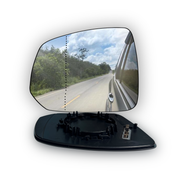 Left Side (Passenger Side) Rear View Mirror Glass for Volvo XC90 SUV (2014-2019) (Double Curvature)-7