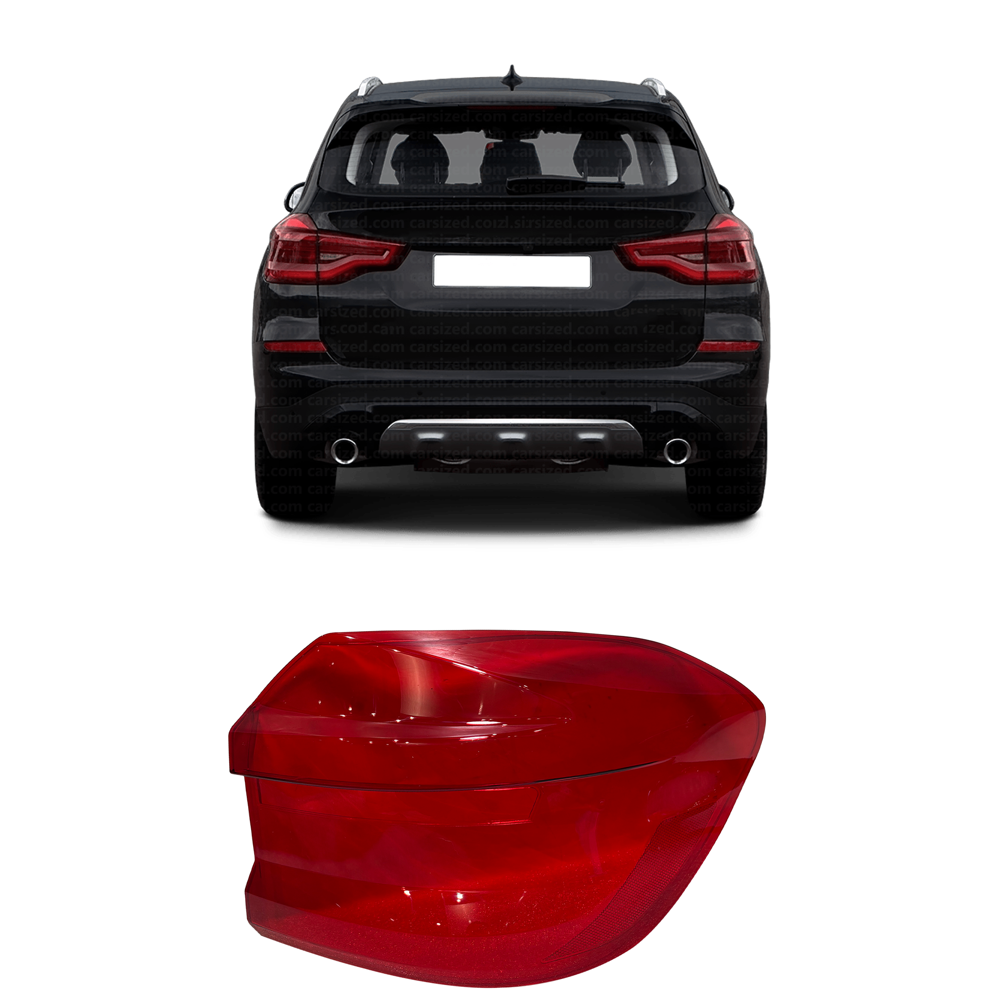 Right Side Outer Tail Lamp Cover for BMW X3 G01 (2017-2021)-4