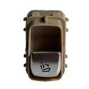 Mercedes Benz C-Class W205 Sedan (2015-2021) Beige Left Seat Adjustment Switch Button with Chrome-4