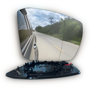 Right (Driver Side) Rear View Mirror Glass with Blind Spot Detection for Skoda Octavia III (2012-2025) (Double Curvature)-3