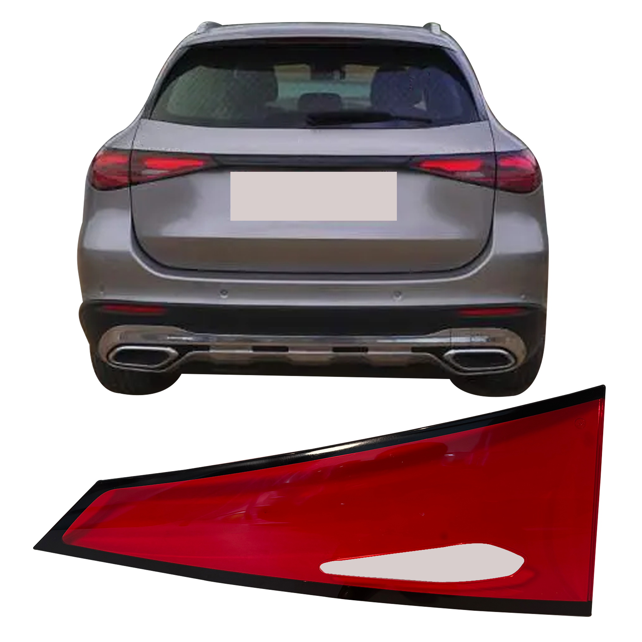 Inner Right Side Tail Lamp Cover for Mercedes Benz GLC-Class W247 (2022-2025)-6