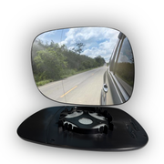 Left Side (Passenger Side) Rear View Mirror Glass for BMW X1 E84 SUV (2009-2012) (Double Curvature)-7