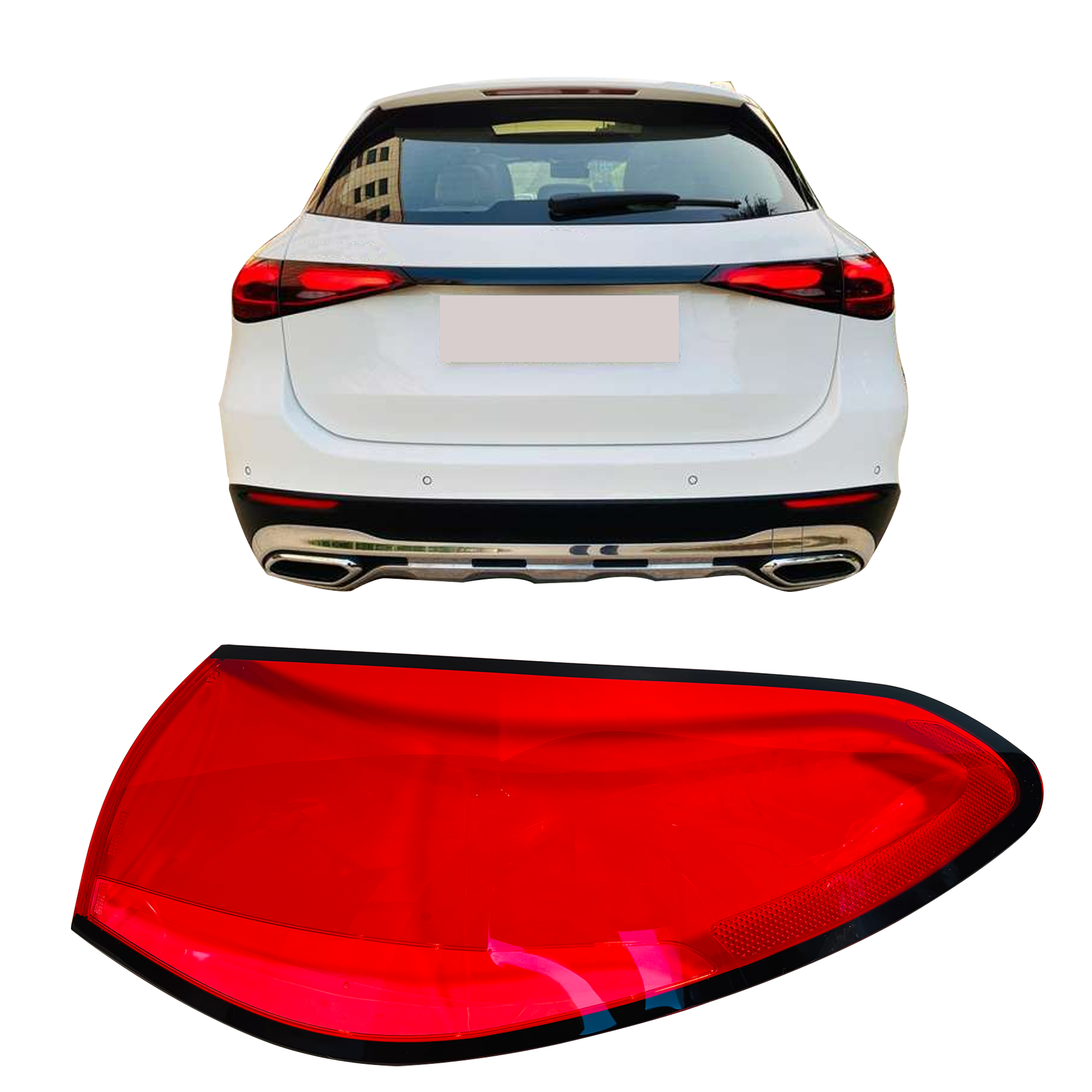 Right Side Outer Tail Lamp Cover for Mercedes Benz GLC-Class W247 (2022-2025)-4