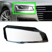 Left (Passenger Side) Headlight Lens for Audi A8 D4 (2015-2017) Fits Xenon LED-4