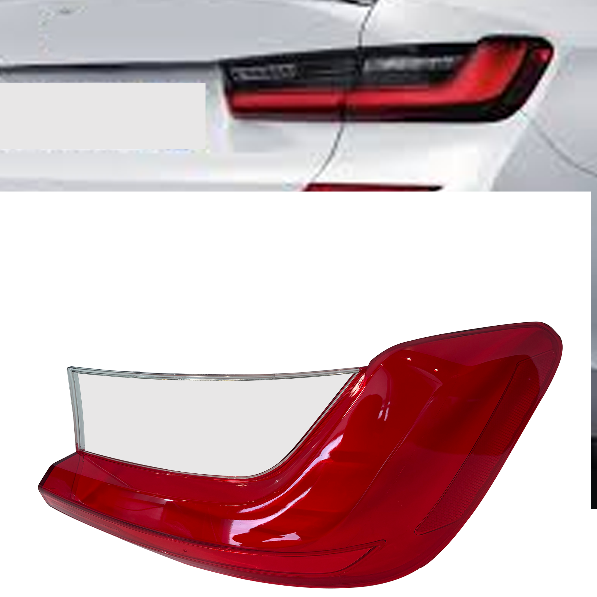 Right Side Outer Tail Lamp Cover for BMW 3 Series G20 (2019-2024)-3