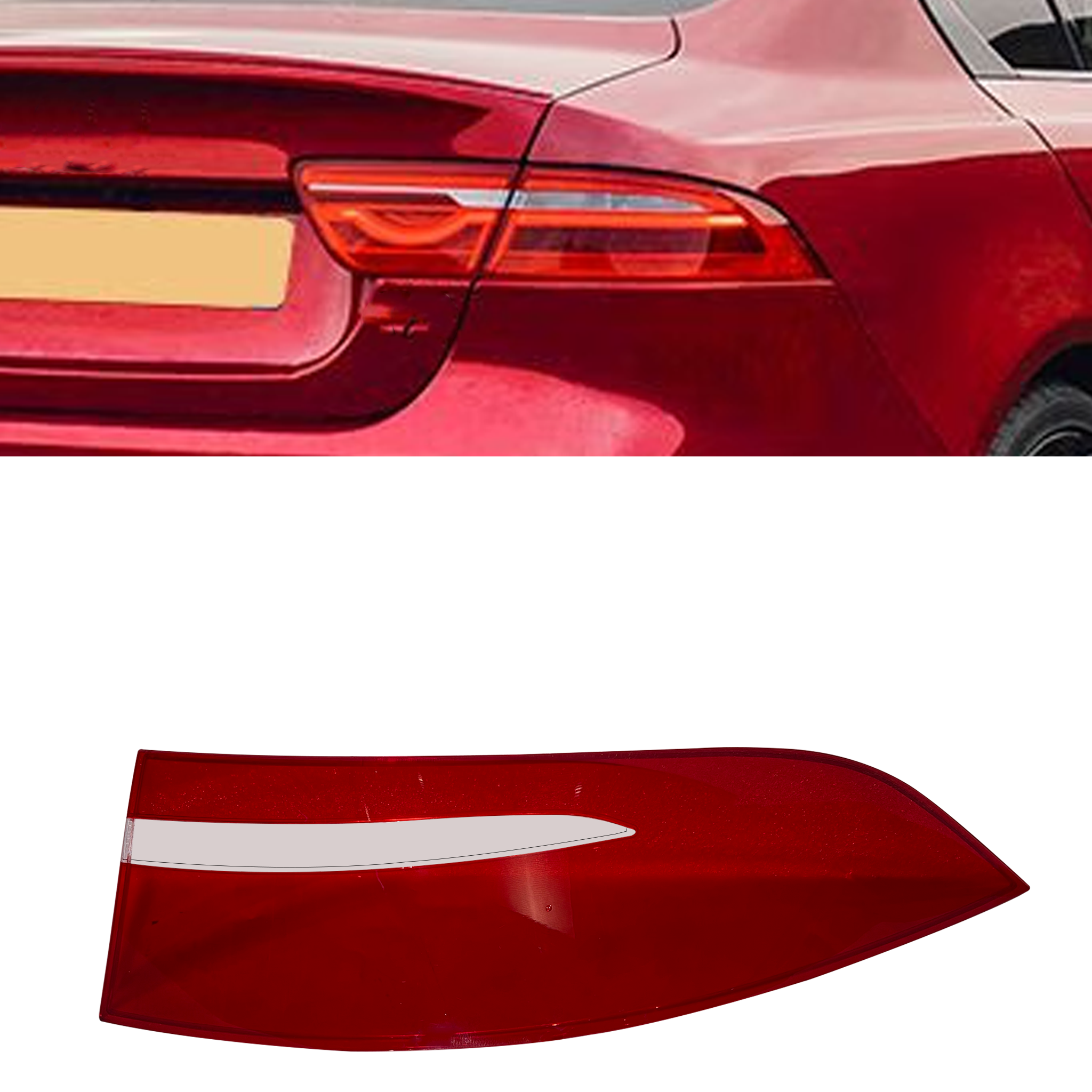 Right Side Outer Tail Lamp Cover for Jaguar XE (2016-2019)-3