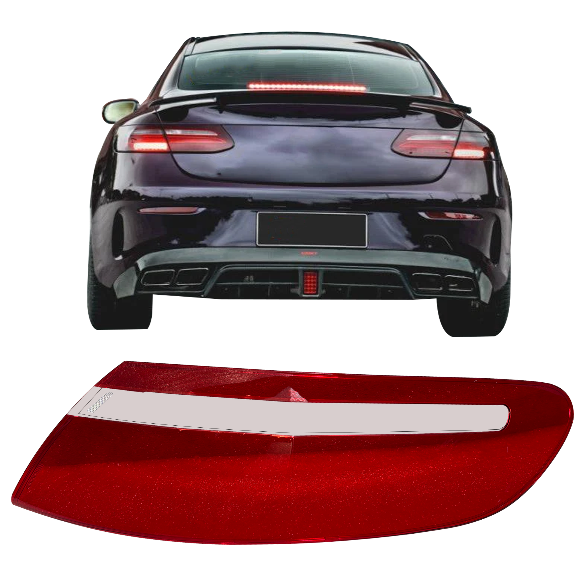 Right Side Outer Tail Lamp Cover for Mercedes Benz E-Class C238 (2019-2022)-5