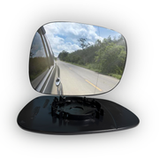 Right Side (Driver Side) Rear View Mirror Glass for BMW X1 E84 SUV (2009-2012) (Double Curvature)-7