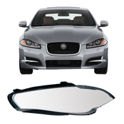 Left (Passenger Side) Headlight Lens for Jaguar XF (2012-2014)-4