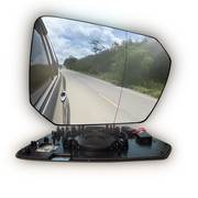 Right (Driver Side) Rear View Mirror Glass with Blind Spot Detection for BMW IX I20 (2022-2025) (Double Curvature)-3