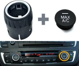 AC Auto Rotary Knob for BMW 3 F30 (2012-2018) in Black color Model B + MAX