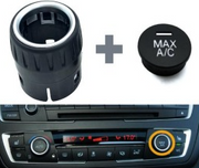 AC Auto Rotary Knob for BMW 3 Series F35 (2012-2019) in Black color Model B + MAX