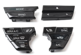 AC Button Set for BMW 7 SERIES G11 (2015-2022) in Piano Black color 12 pieces