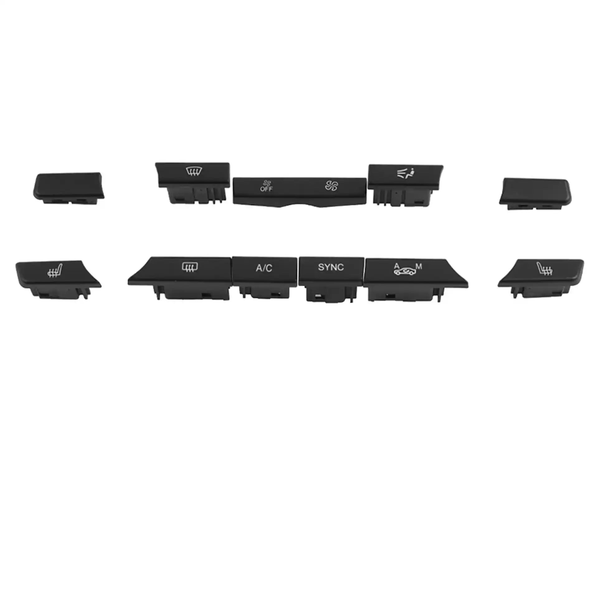 AC Button Set for BMW X4 F26 (2014-2018) in Black color
