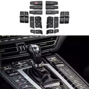 AC Button Set for VW TOUAREG 7P (2012-2018) in Black color 24-piece