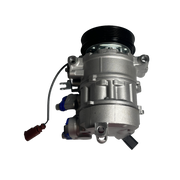 AC Compressor for AUDI A8 4E2 (2002-2009) in Grey color with 2 pins and 6 ribs