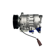 AC Compressor for AUDI A8 4N2 (2019-2026) in Grey color with 2 pins and 6 ribs
