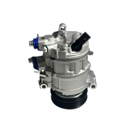 AC Compressor for AUDI Q7 4MB (2016-2020) in Grey color with 2 pins and 6 ribs