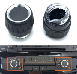 AC Rotary Switch for BMW 4 F33 (2013-2020) in Black color Model A