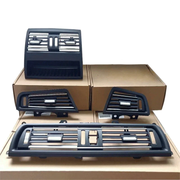 AC Vent Grille Set for BMW 5 Series F18 (2010-2016) in Black color Chrome 4pcs