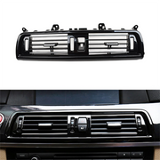 AC Vent Grille Set for BMW 5 Series F18 (2010-2016) in Black color Piano Black Chrome 3pcs