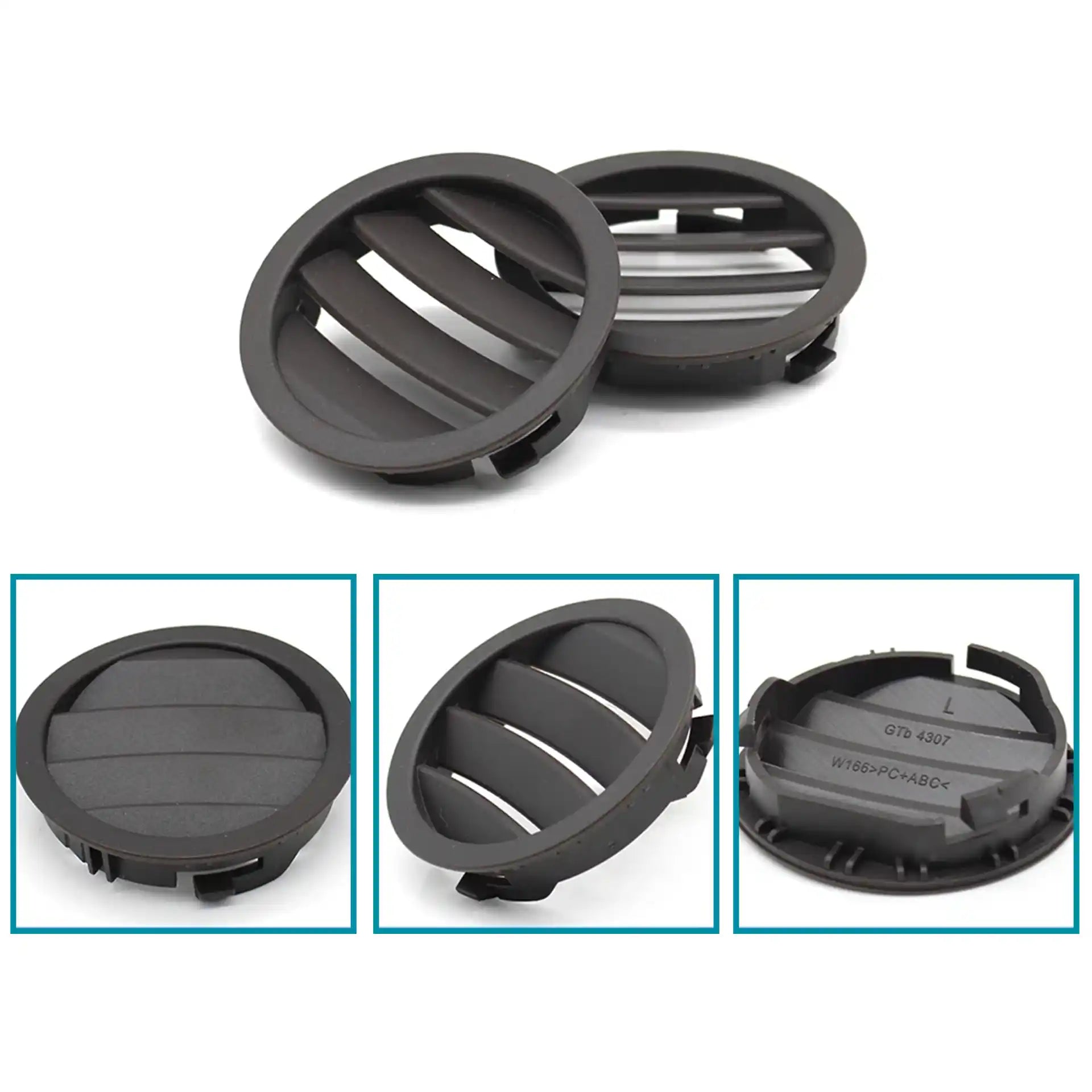 AC Vent Grille for MERCEDES-BENZ GLE C292 (2016-2019) in Moka color Set