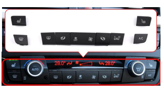 AC Vent Repair Kit Set for BMW 3 Series F80 (2014-2018)