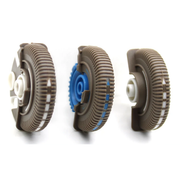 AC Vent Repair Kit Set for MERCEDES-BENZ E-CLASS W211 (2003) in Beige color Model B Roller Wheel