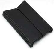 Armrest Storage Case Cover Set for MERCEDES-BENZ GLC W253 (2015-2023) in Black with White Line color