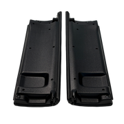 Armrest Storage Case Cover Set for MERCEDES-BENZ GLC W253 (2015-2023) in Black with White Line color