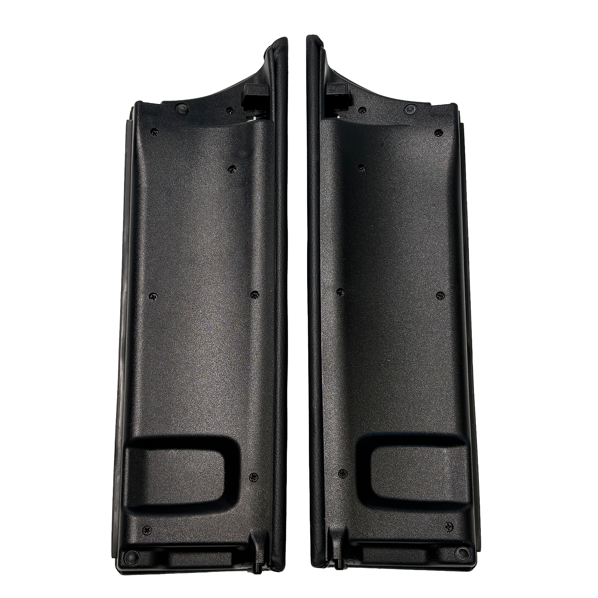Armrest Storage Case Cover Set for MERCEDES-BENZ GLC W253 (2015-2023) in Black with White Line color