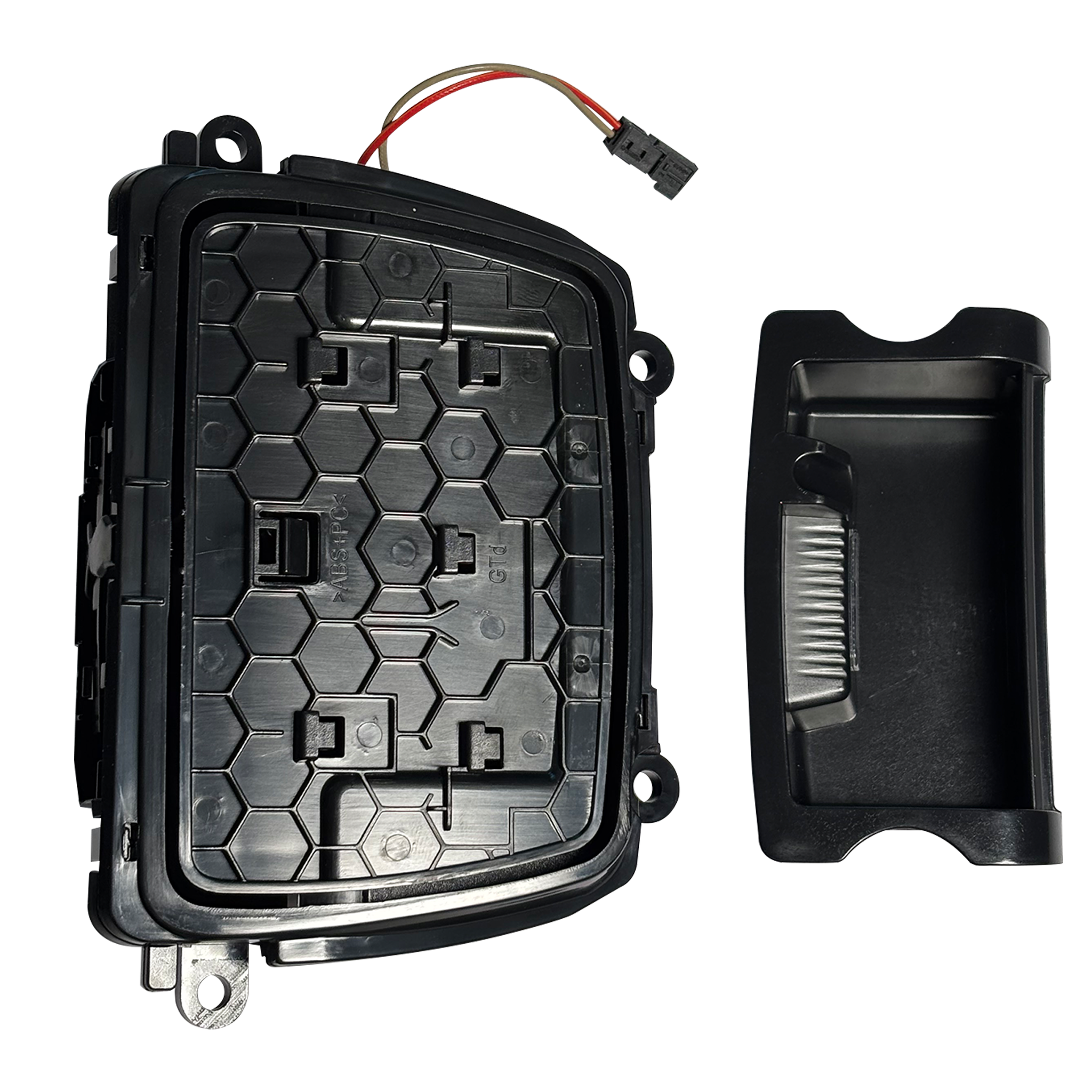 Ashtray with inner case for BMW 5 Series F18 (2010-2016) in Black color PC and ABS material