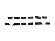 BMW F10 Dashboard AC Button 12pcs Sets PC&ABS Black-1