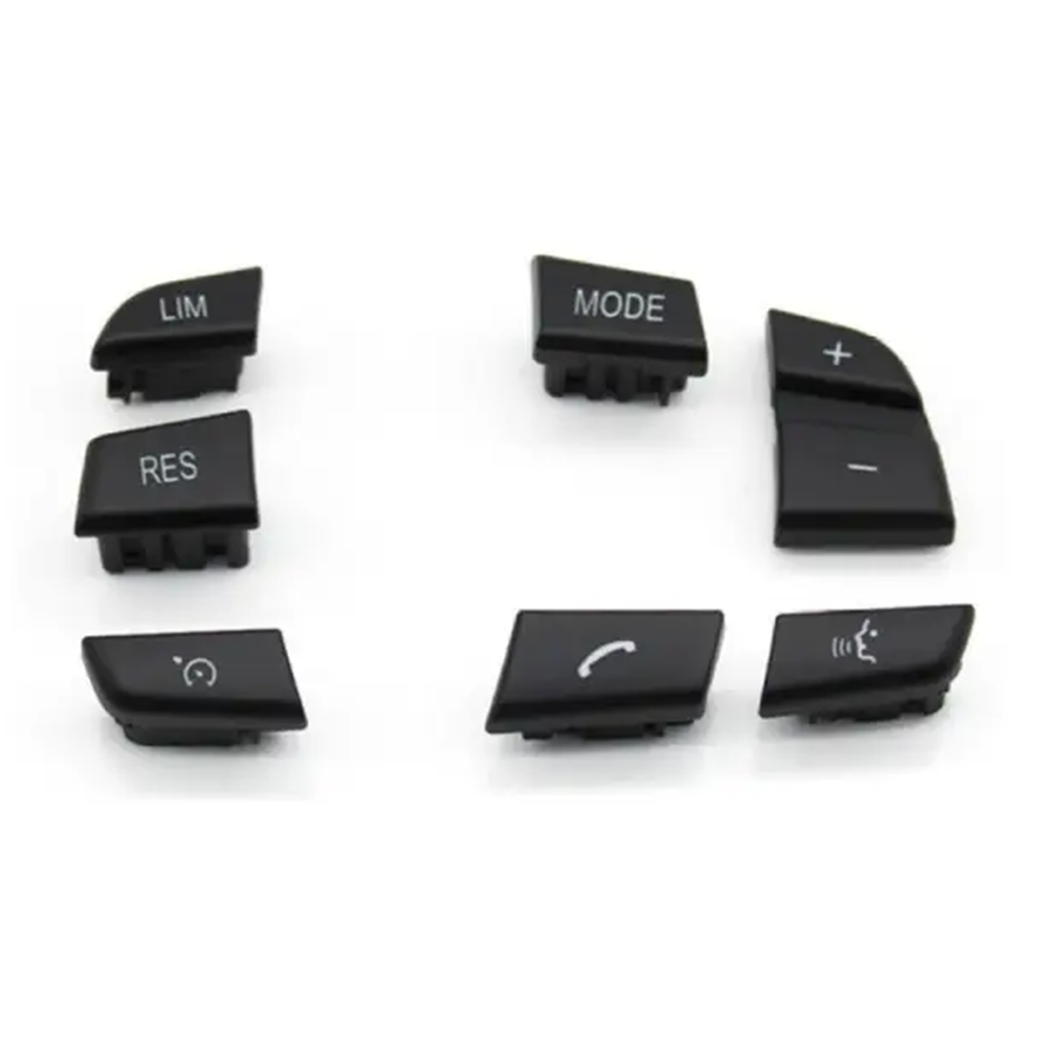BMW 5 Series Sedan (2011-2019) Black Steering Wheel Button Sets Model B (F10) 1