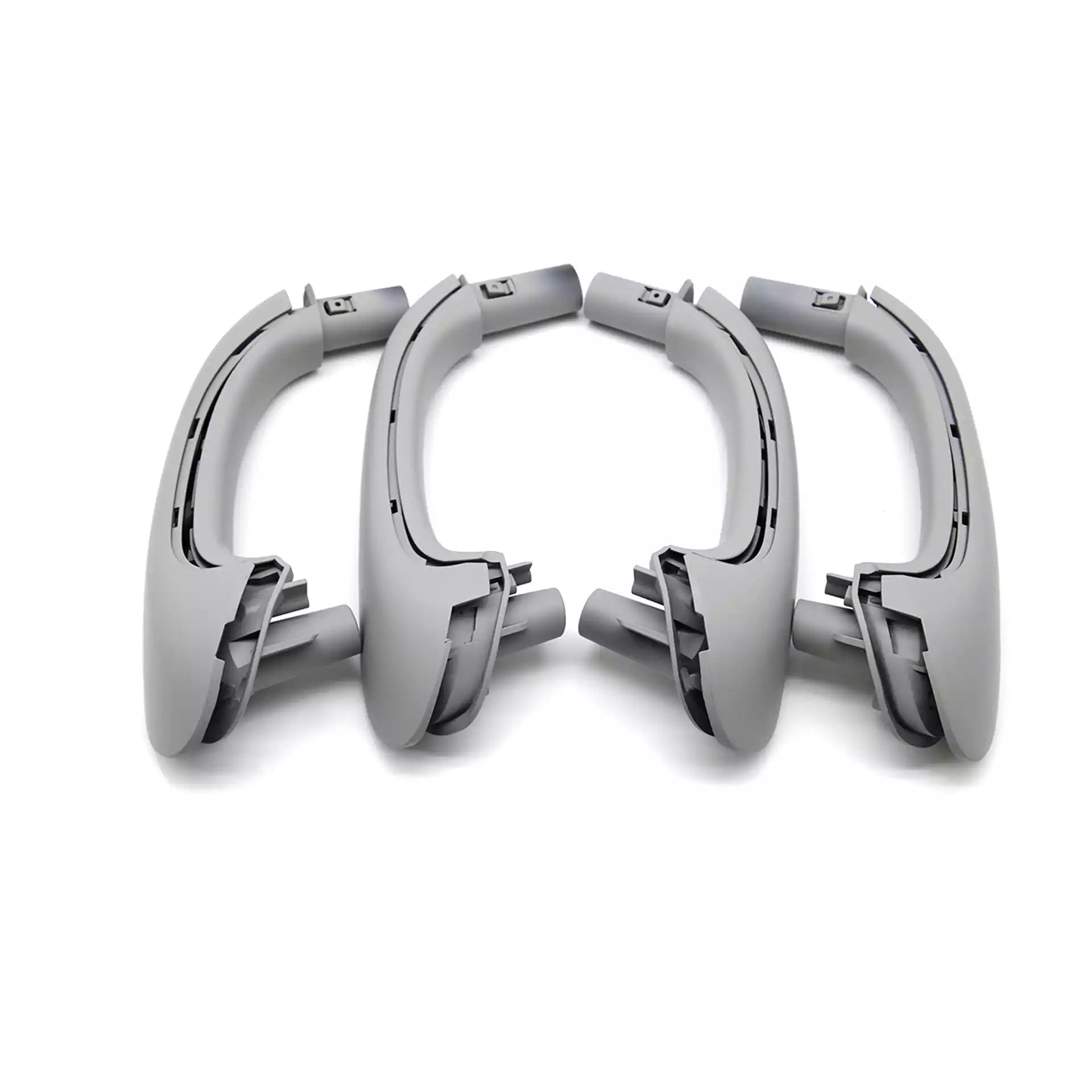 Mercedes Benz C-Class Sedan (2000-2007) Gray Inner Door Pull Handle Assembly Set (W203)