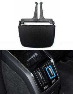 Black Rear Right AC vent Grille Slider for Volvo S90 (2015-2025)-1